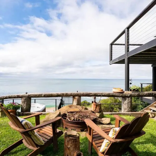 Y Vue - Beachside Apartment with Ocean Views，位于瓦伊河的酒店