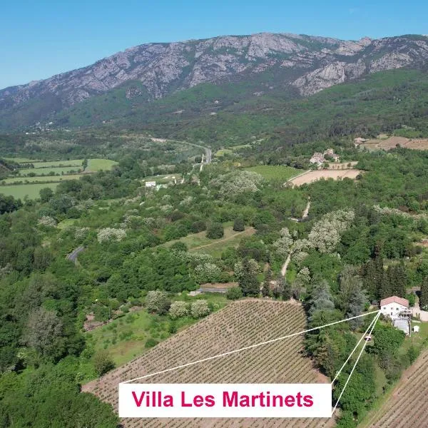 Villa Les Martinets - Piscine et Jacuzzi-Voie Verte Passa Pais-Gorges d'Héric-Massif du Caroux-Chambre d'hôte，位于Le Poujol-sur-Orb的酒店