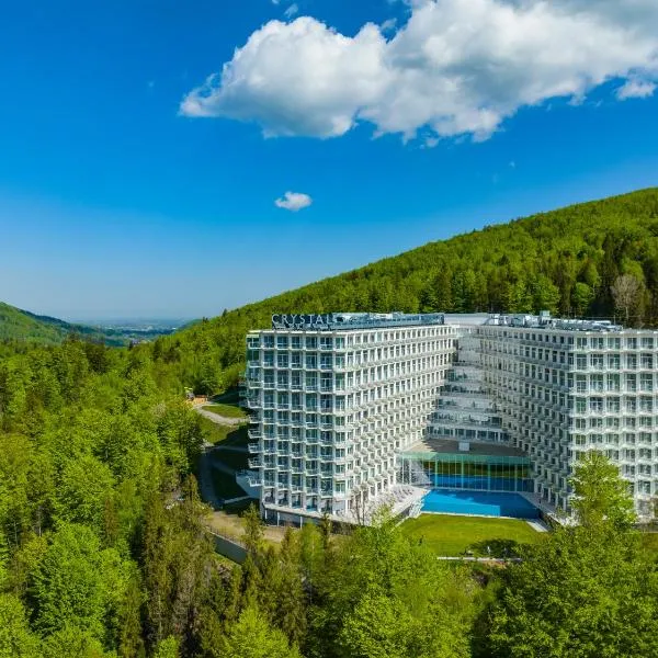 Crystal Mountain Hotel Wisła，位于Cisownica的酒店