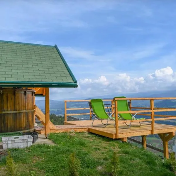 Glamping hišice Orlič，位于Muta的酒店
