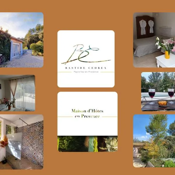 Studio avec jardin entre Aix-en-Provence, Luberon et Verdon，位于Peyrolles-en-Provence的酒店