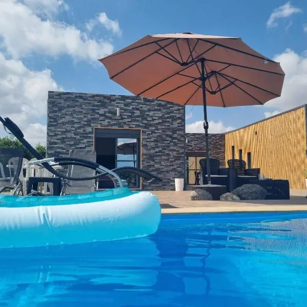 Villa Berkania piscine privée - 8 pers，位于拜尔坎的酒店