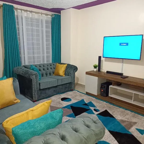 Luxurious and Comfy One bedroom in Ruiru, along thika road，位于Ruiru的酒店