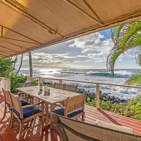 Waimea Bay Shoreline House，位于Waialua的酒店