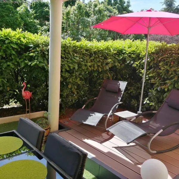 Romantisme et glamour 2 avec spa , clim et jardin，位于第戎的酒店