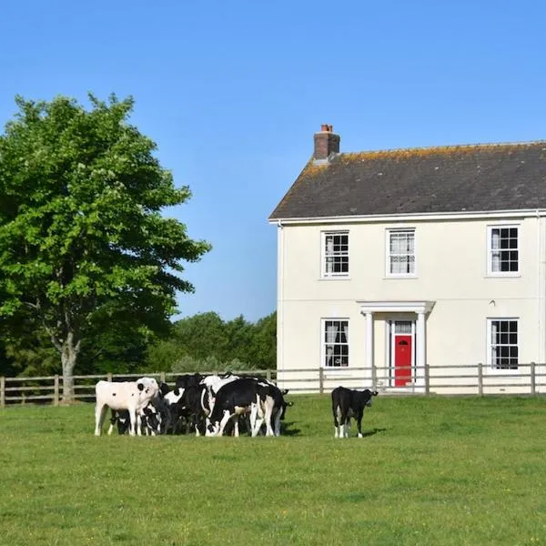 Glascoed Farmhouse，位于Llansadurnen的酒店