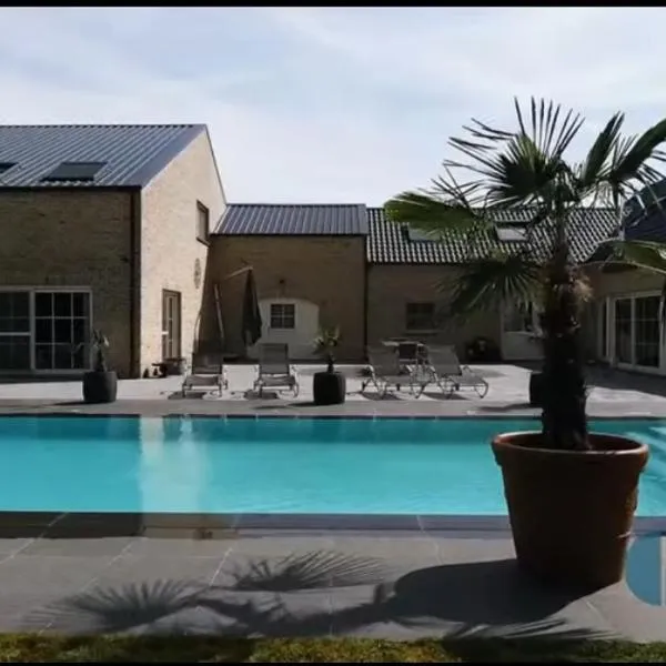 Susberg 3 luxe verblijf met zwembad en sauna，位于Pelt的酒店