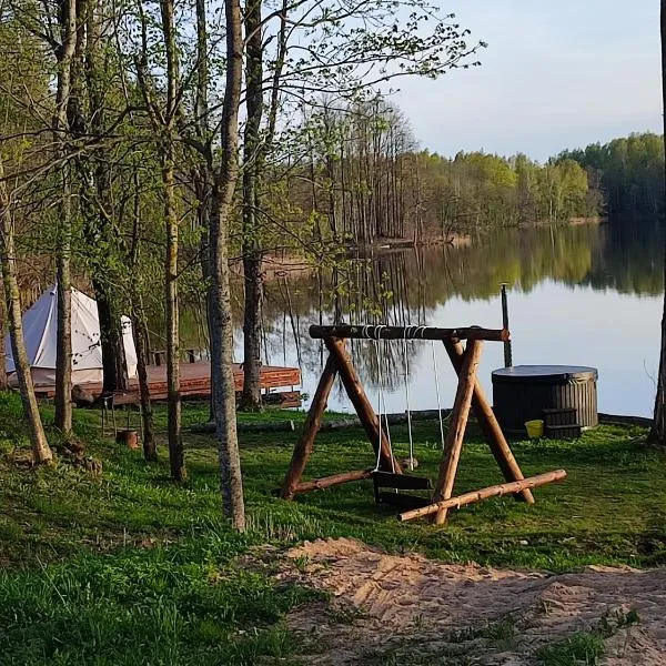 Min 2 paros Poilsiavietė be kaimynų Pelakys glamping，位于Rukliai的酒店