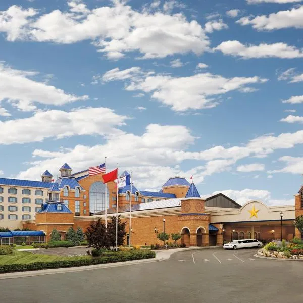 康瑟尔布拉夫斯美洲星赌场酒店，位于South Omaha的酒店