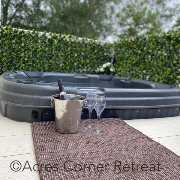 Acres Corner Retreat Inc Hot tub at Tattershall Lakes Country Park，位于伍德哈尔温泉水疗的酒店