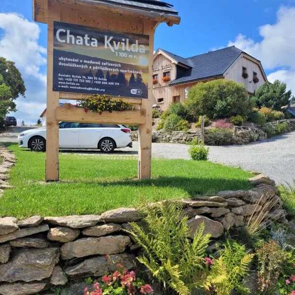 Chata Kvilda，位于莫德拉瓦的酒店
