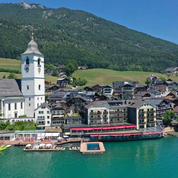 Romantik Hotel Im Weissen Rössl am Wolfgangsee，位于阿伯湖的酒店