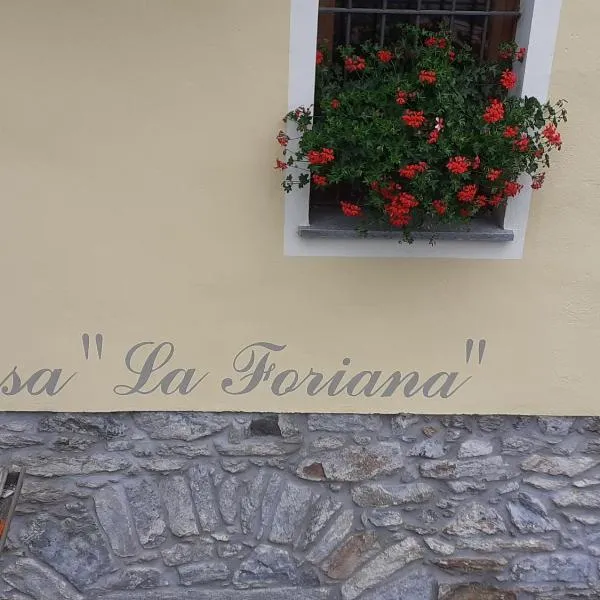 Casa la foriana，位于Fontainemore的酒店