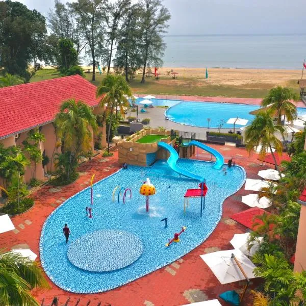 珍拉汀海滩度假村别墅酒店，位于Kampong Baharu Cherating的酒店