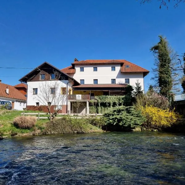 Krka River Lodge，位于Zagradec的酒店