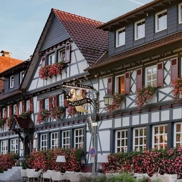 Hotel Restaurant Der Engel, Sasbachwalden，位于Obersasbach的酒店