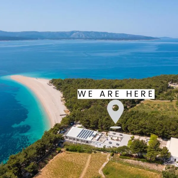 Zlatni Rat Beach Resort，位于Gornji Humac的酒店