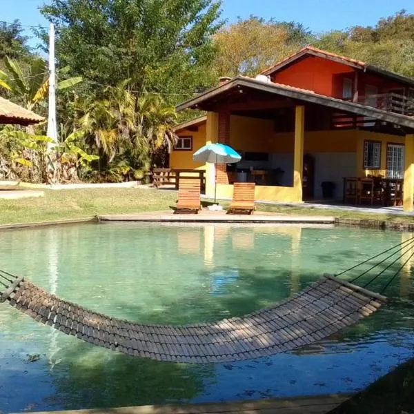 Sitio Espelho Dagua - Brotas SP，位于多拉杜的酒店