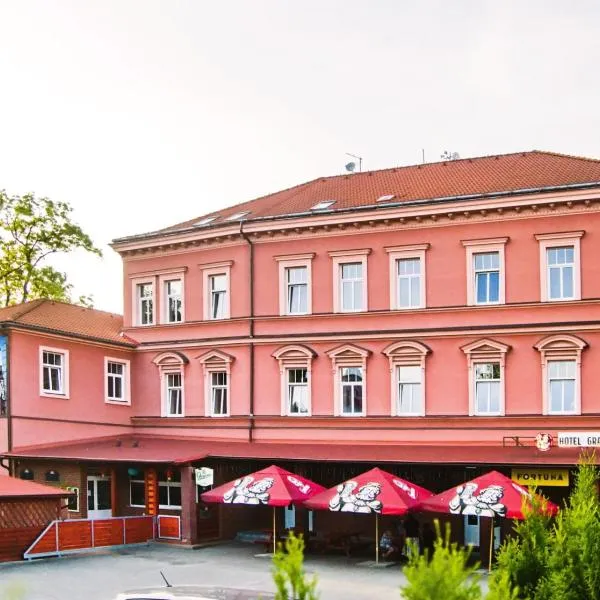 亚罗梅日大酒店，位于Velichovky的酒店