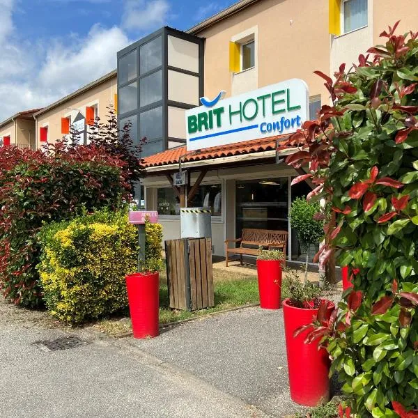 Brit Hotel Confort Foix，位于Ferrières-sur-Ariège的酒店