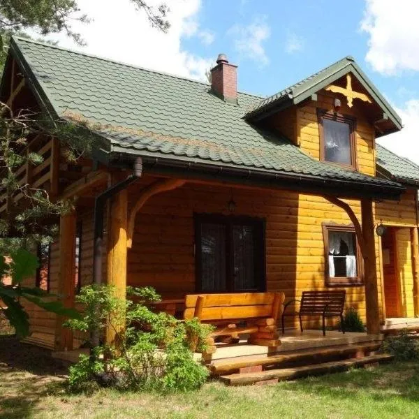 Dom w Puszczy Augustowskiej，位于Płaska的酒店