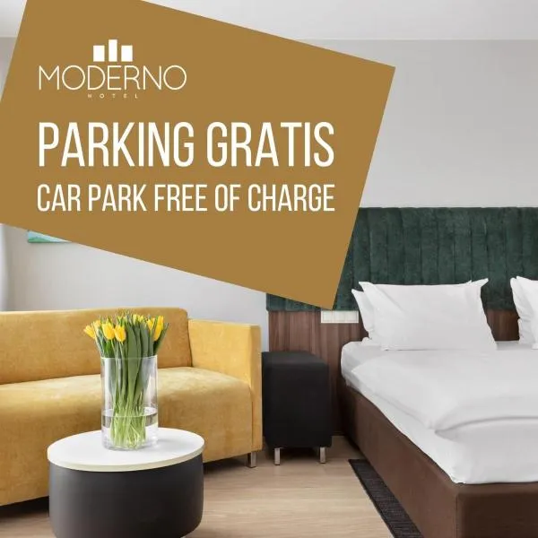 Hotel Moderno Poznań，位于Dymaczewo Nowe的酒店