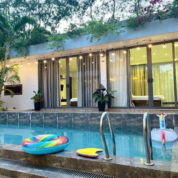 Villa DoQuyen F5b Flamingo Dai Lai resort，位于光邝的酒店