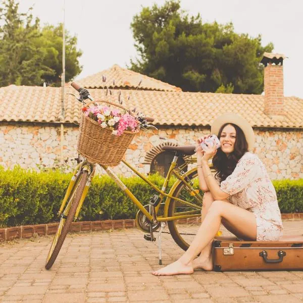 Vintage Stone House Where Calm Lives，位于Amarianos的酒店