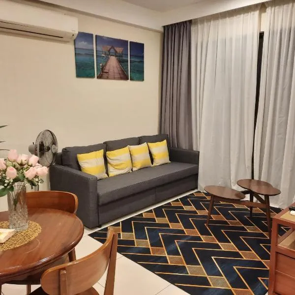 D'Zahra Suite Timurbay 2Bedroom & XLSofabed-Nonseaview，位于关丹的酒店