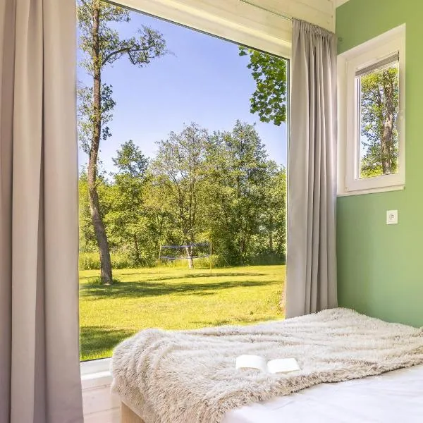 Lumi Resort Domki letniskowe z podgrzewanym basenem，位于里沃的酒店