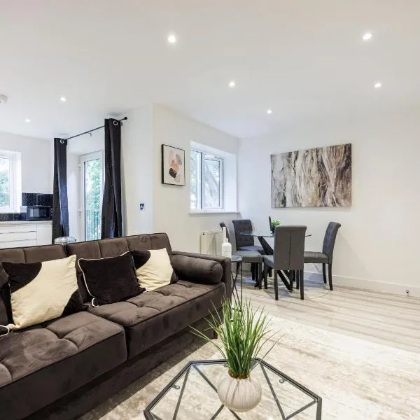 Modern apartment -Perfect for Contractors & Families By Luxiety Stays Serviced Accommodation Southend on Sea，位于Canvey Island的酒店