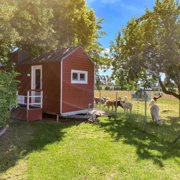 Tiny House auf der Alpaka Farm，位于Rubkow的酒店