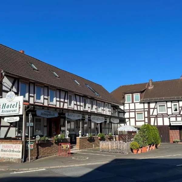 Hotel Orthwein -kostenfreie Parkplätze-，位于Marbach的酒店