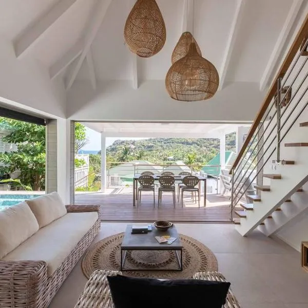 Villa Les Belles Vues de St Jean，位于Saint Barthelemy的酒店