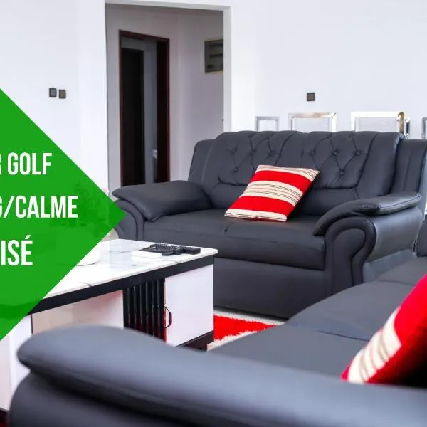 Appartement de standing à Yaoundé quartier Golf à proximité immédiate de l'Ambassade Americaine，位于雅温得的酒店