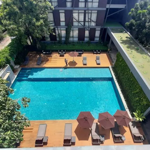 Vismaya Suvarnabhumi Hotel，位于Ban Khlong Palat Priang的酒店