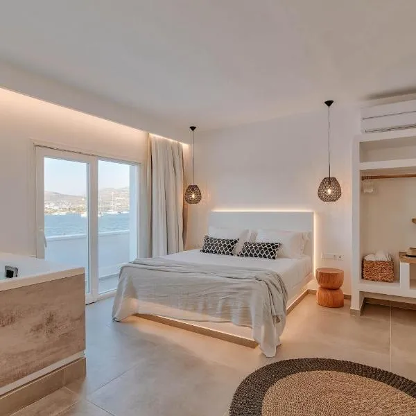 Nautica Suites-Superior Seaview suite with jacuzzi，位于安迪帕罗斯岛的酒店