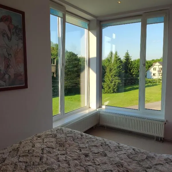 Spacious 110 M2 Apartment With Forest View，位于Kačerginė的酒店