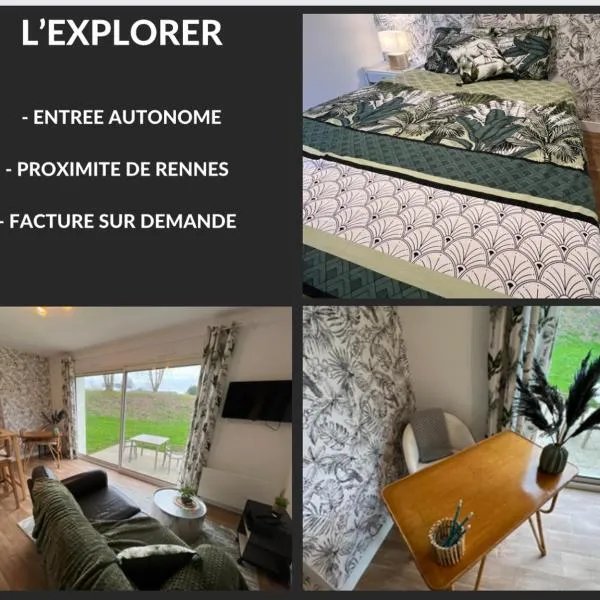 Explorer，位于Saint-Aubin-dʼAubigné的酒店