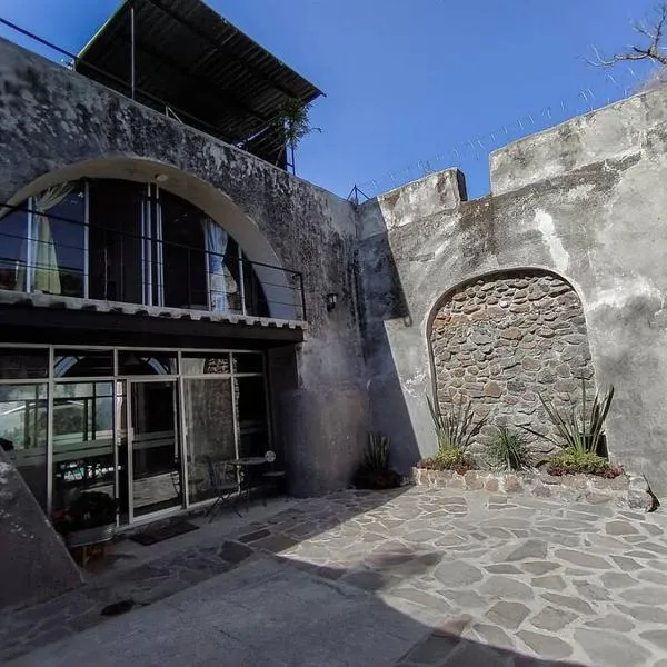 Casa con alberca dentro de ex-hacienda en Atlixco，位于Tepeojuma的酒店