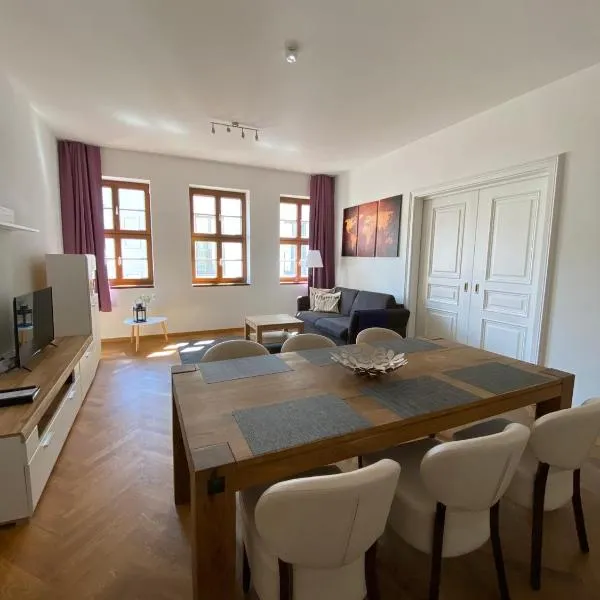 grosszügiges Apartment mit Blick zur Frauenkirche，位于德累斯顿的酒店