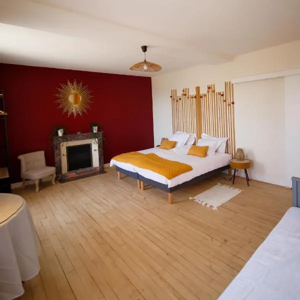 Les Chambres de la Vallée，位于Massais的酒店