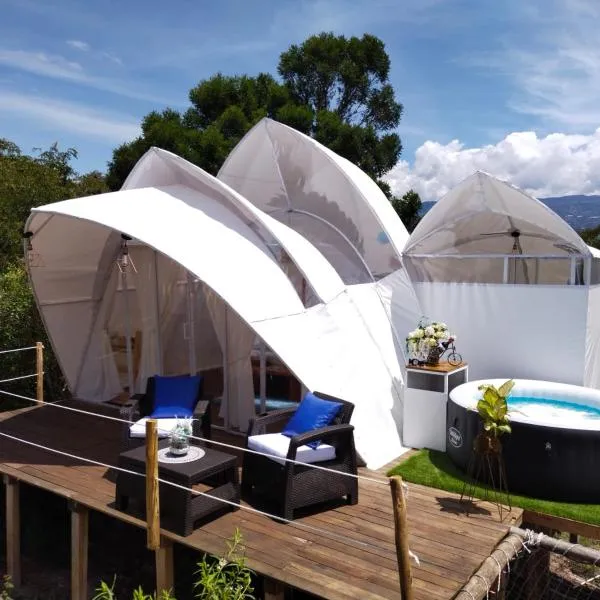 Origen Glamping en Villa de Leyva，位于Arcabuco的酒店