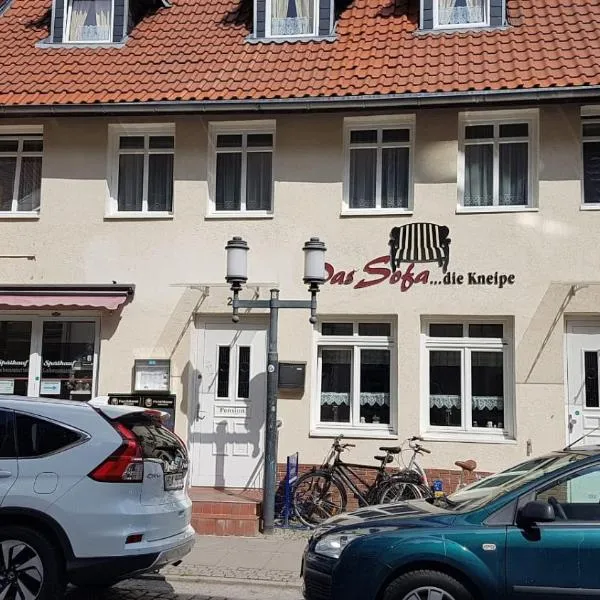 Das Sofa Restaurant-Hotel-Spätkauf，位于格赖夫斯瓦尔德的酒店