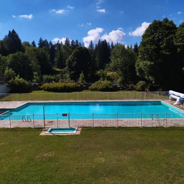 Studio Le Lacuzon avec piscine et tennis extérieurs，位于Bois-dʼAmont的酒店