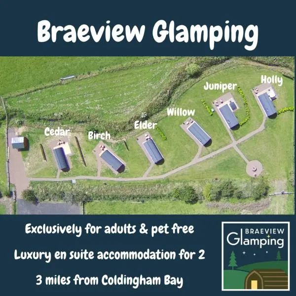 Braeview Glamping，位于Coldingham的酒店