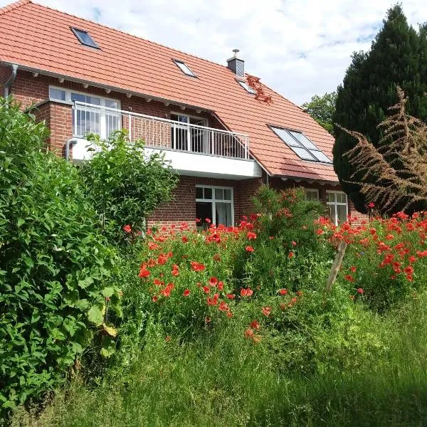 Haus Rosengarten- Ruhige Ferienwohnungen im Grünen，位于Sehlen的酒店