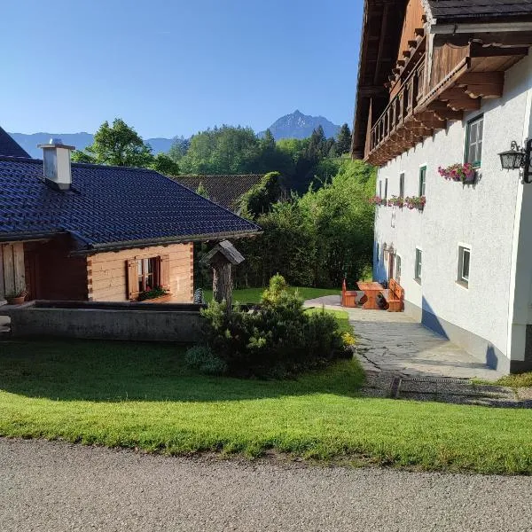 Studio in einem Bauernhaus，位于St. Wolfgang im Salzkammergut的酒店