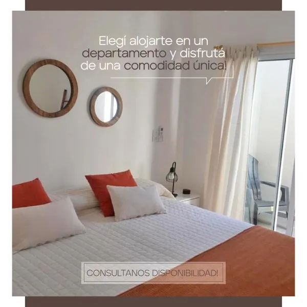 Mono ambiente amplio, luminoso y moderno con excelente ubicación，位于Villa San José的酒店