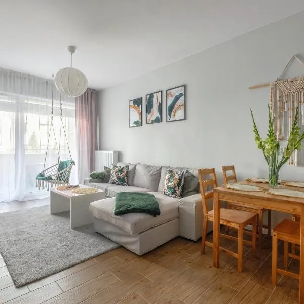 Boho Apartment Janów z miejscem parkingowym，位于Bedoń的酒店